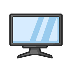 LCD monitor with screen