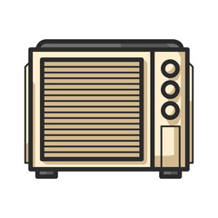 Fototapeta premium Central Air Conditioner Clipart