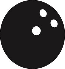 bowling ball isolated on white