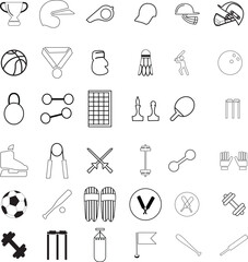 set of icons
