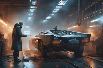 making a car. Generative AI﻿