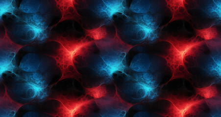 mesmerizing abstract composition reminiscent of swirling nebulae in deep space. Seamless repeatable background