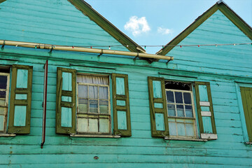 H&auml;user auf der Insel Antigua