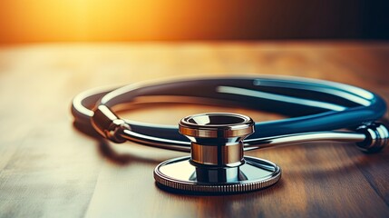 Stethoscpoe healthcare at hospital medical wellness, Generative AI