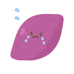 シンプルなさつまいも涙⭐︎PNG