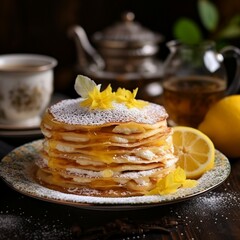 it's traditional to make English-style pancakes topped with powdered sugar and lemon juice. Generative AI