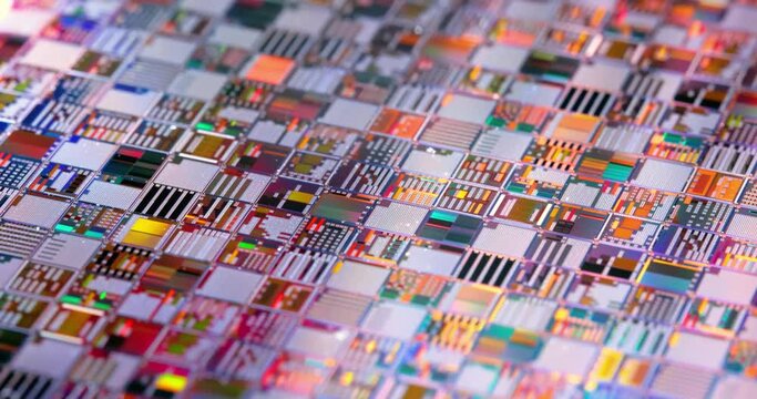 Silicon semiconductor wafer close-up. In electronics, a wafer also called a slice or substrate is a thin slice of semiconductor, a crystalline silicon, used for the fabrication of integrated circuits