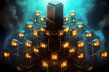 A blockchain-powered financial system that is more secure and transparent than traditional systems.