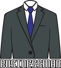 busnissman logo illustration