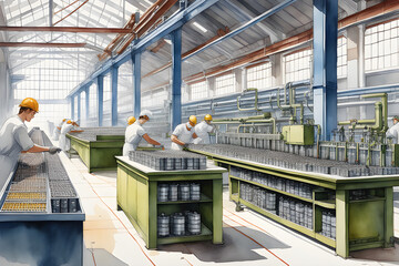 rechargeable battery, storage battery, secondary cell. Generative AI﻿