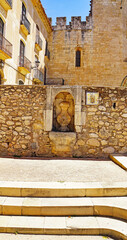 Monasterio de Les Santes Creus en la provincia de Tarragona, Catalunya, España, Europa
