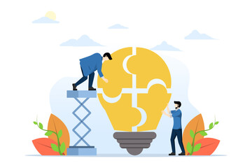 partnership concept helps the team to find solutions and win together, successful support to develop new ideas, work together or collaborate, partner, team help support each other to success.