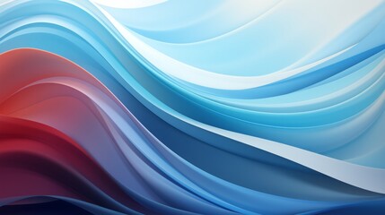 Fototapeta premium Dynamic Blue Wave Abstract Background. Postprocessing Abstract Design.