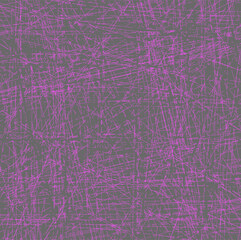 Gray hard surface with pink scratches