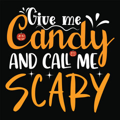 Halloween T-shirt Design.