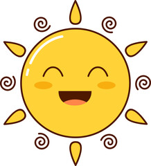 Cute Doodle Sun
