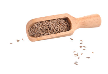 Assortment of beans and lentils in wooden spoon transparent png