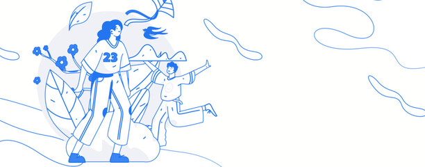 24 solar terms, beginning of spring, rain, stung, spring breeze, qingming, valley rain, flat character vector concept, operation, hand-painted illustration
