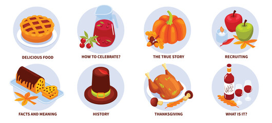 Thanksgiving Isometric Compositions