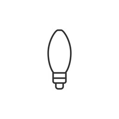 Lightbulb icon. Lamp symbol modern, simple, vector, icon for website design, mobile app, ui. Vector Illustration