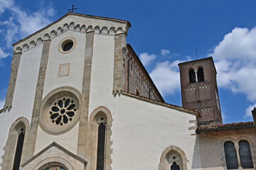 Follina, la chiesa dell'Abbazia cistercense di Santa Maria - Treviso	