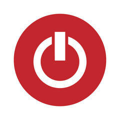 power and start button icon illustration