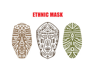 Three Ethnic Mask 