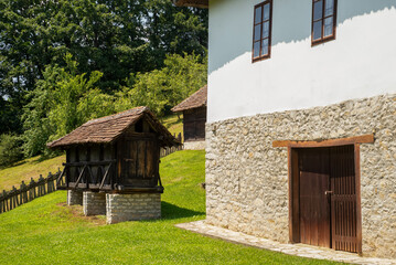 July 10, 2023 Struganik, Serbia, Museum of the birth house of Zivojin Misic, Chief of General Staff of the Royal Serbian Armed Forces, Struganik, Mionica, Serbia