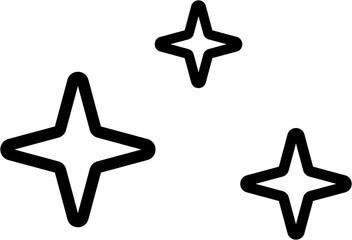 clean shiny outline icon