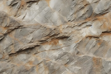 Mountain close-up of white rock texture. Rusty grunge background generated by AI.