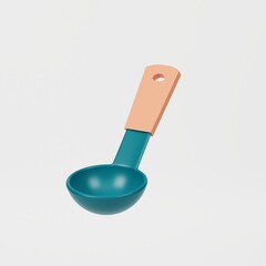 Green Snip icon 3d render