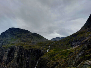 clouds over the mountains