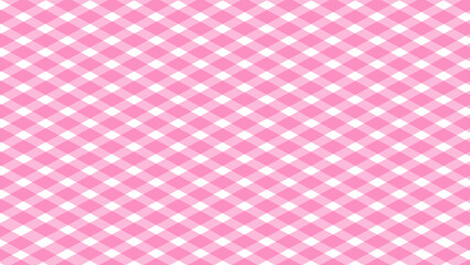 Pink and white plaid checkered pattern