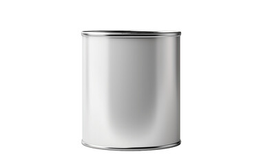 Silver Can transparent background, PNG