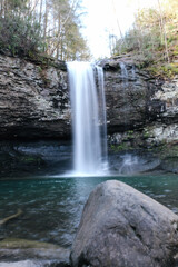 long exposure of a waterfall in north Georgia 