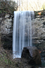 long exposure of a waterfall in north Georgia 