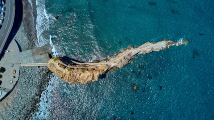 Foto auf Acrylglas Kanarische Inseln Roques de las Bodegas Tenerife Spain drone photo