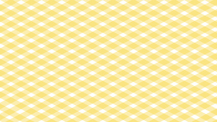 Yellow and white plaid checkered pattern