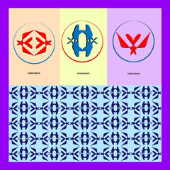 abstract concept of various characters with a bright background behind can be used for social media idea