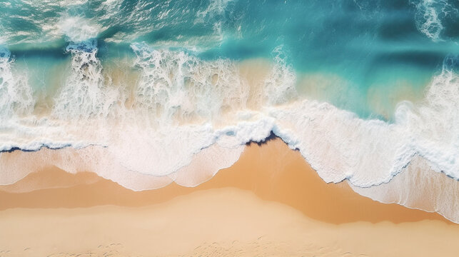 drone photo of Hawaii beaches during sunset 