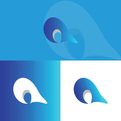 aqua logo and ocean wave logo