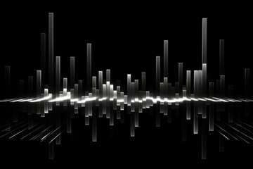 Sound waves modern sound equalizer. Radio wave icons. Volume level symbols. Music frequency. Abstract digital equalizers for music application