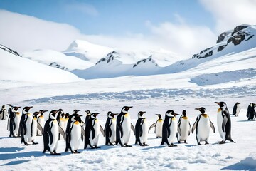penguin in polar regions Generated Ai