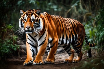 tiger in the wild Generated Ai