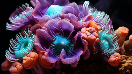 Fototapeta na wymiar coral reef and fish, underwater