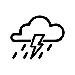 Rain icon in trendy flat style isolated on grey background. Cloud rain symbol for your web site design, logo, app, UI. Modern forecast storm sign