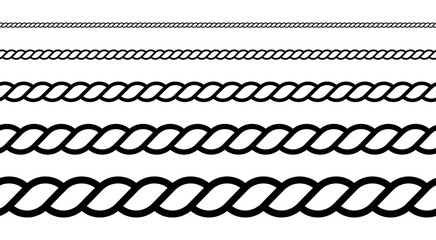 Rope icon on white background