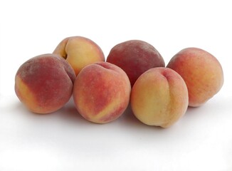 tasty,sweet peaches as wholesome fruits and vitamin