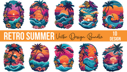 Summer Vector Design Bundle