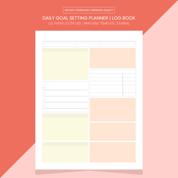 Daily Goal Setting Planner